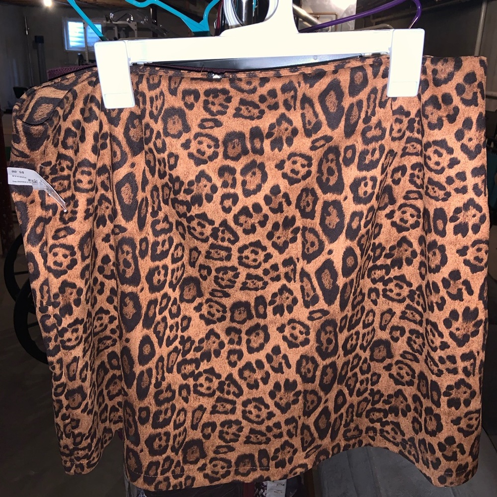 Cheetah Print Skirt